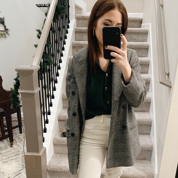 ALLSAINTS Astrid Check Blazer - Picture 2 of 8